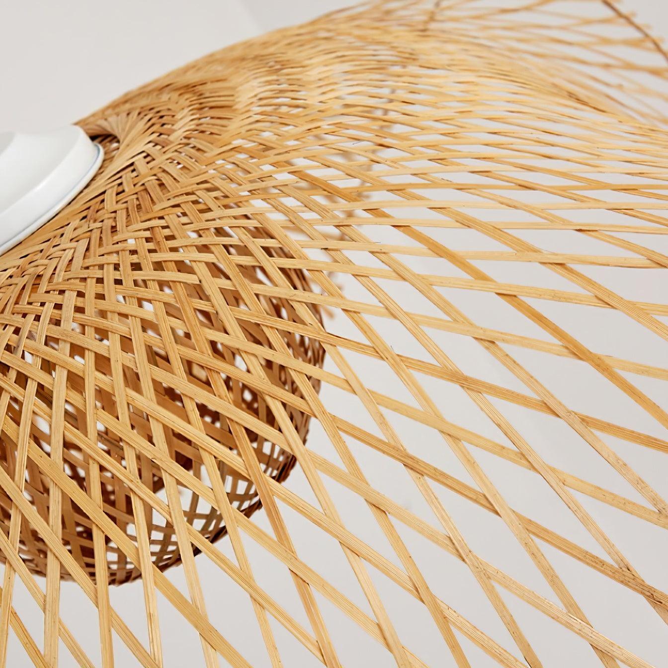 Dune Suspension Bambou Tressage Ouvert Naturel - Neutralighting