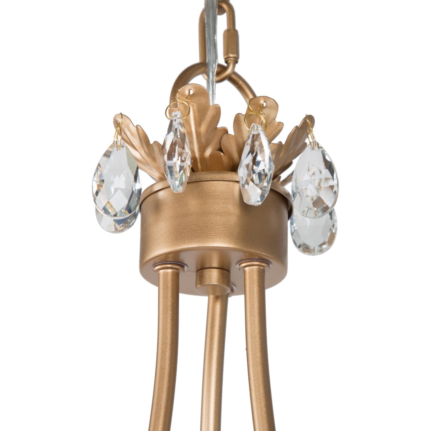 Yrvuvyh Ancien Industriel Luxe Laiton Cristal Lustre - Neutralighting