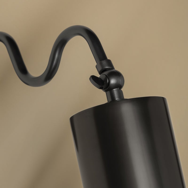 Vatnuvyu Moderne Minimaliste Tissu Métal Applique Murale - Neutralighting