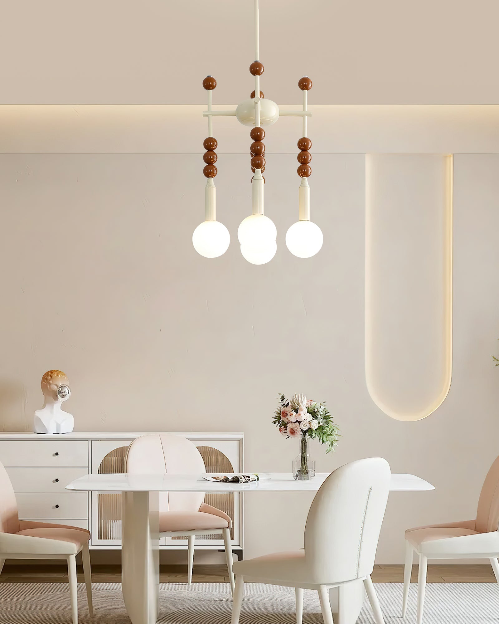 Coshae Nordic Art Verre Suspension Lumière - Neutralighting