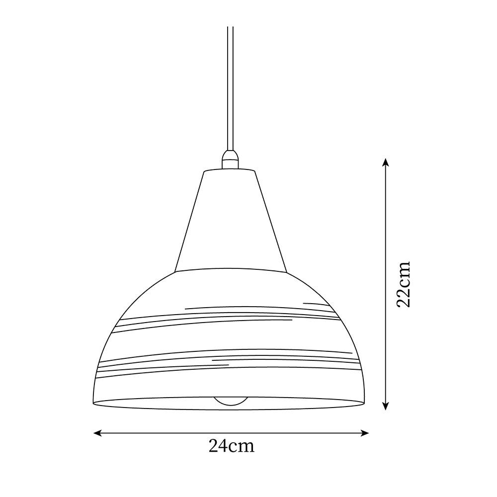 Suspension Texturé Céramique Ombre Conique Nordique Minimaliste - Neutralighting