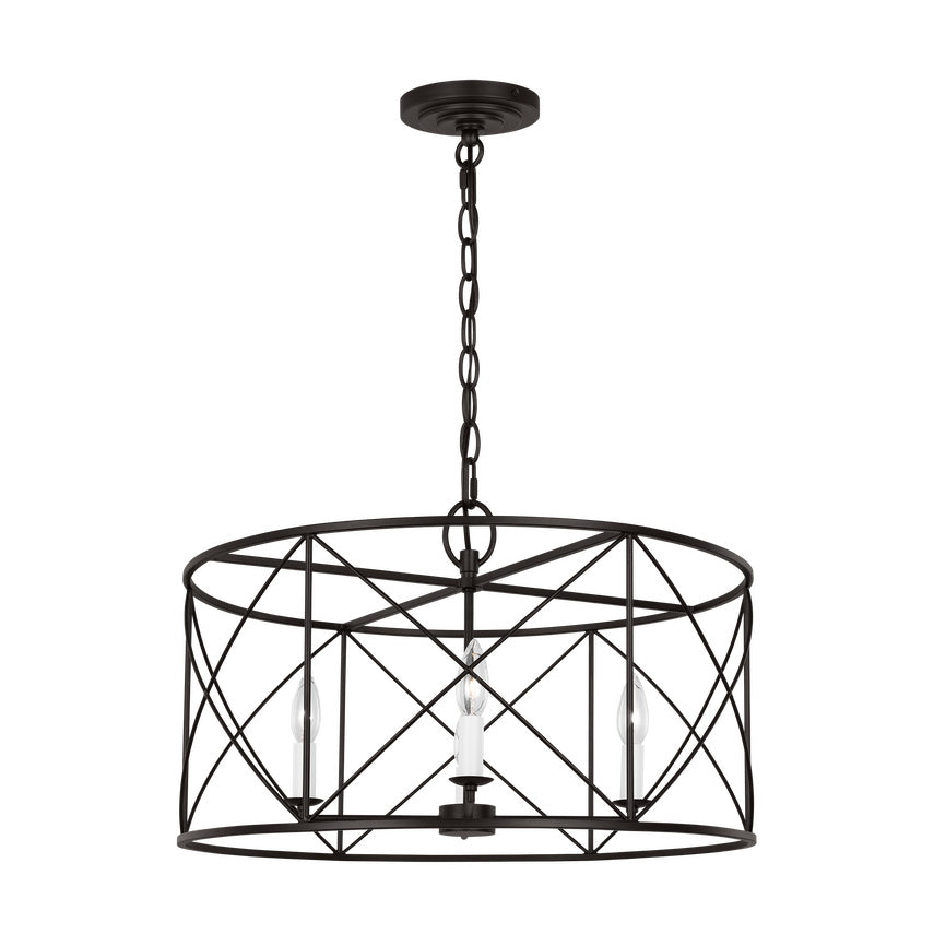 Waegnuvyu Moderne Minimaliste Ancien Industriel Métal Lanterne Lustre - Neutralighting