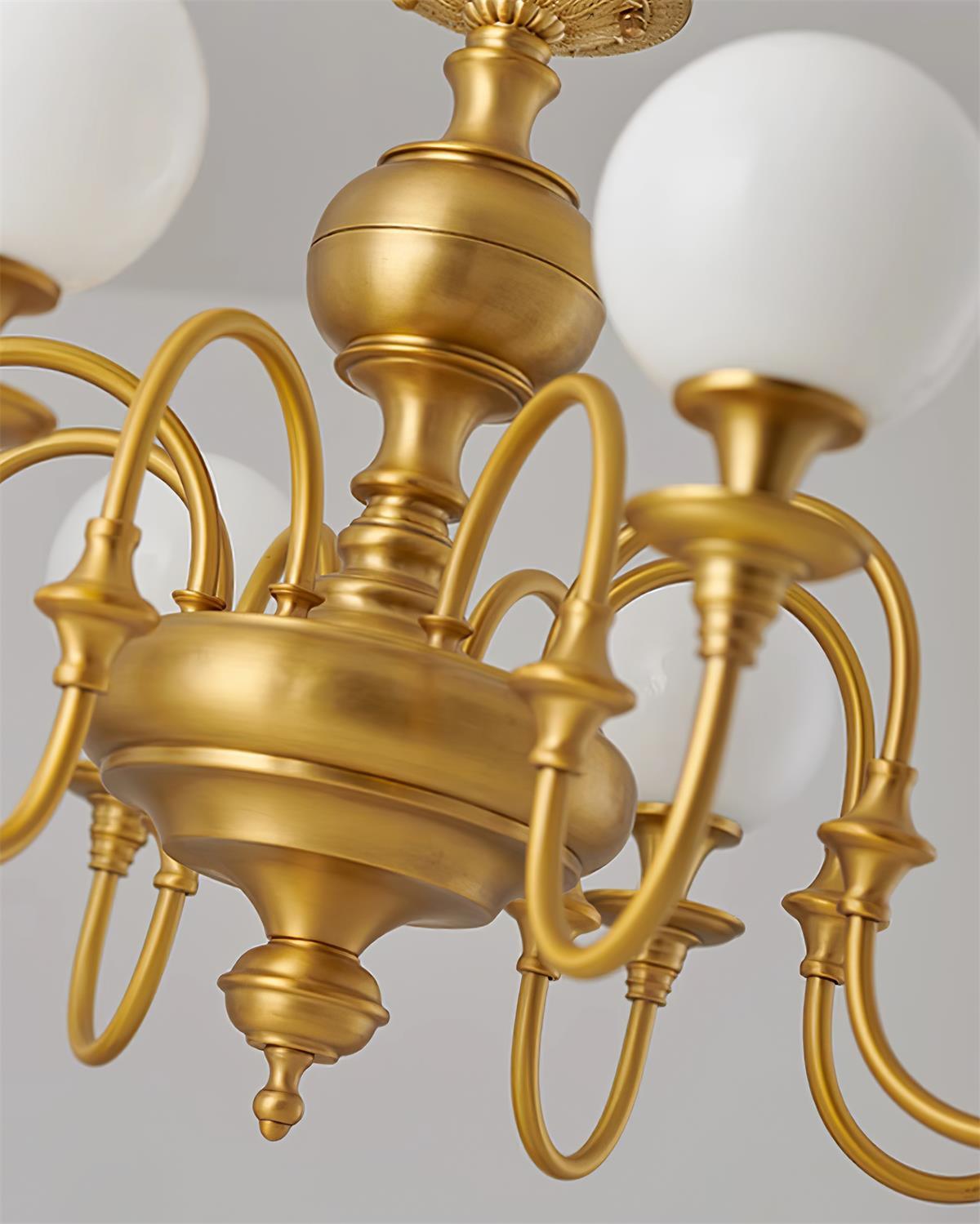 Beatty Lustre Globe en Laiton Bras - Neutralighting