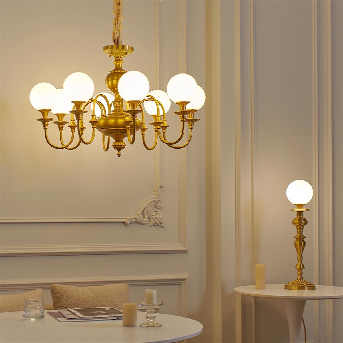 Beatty Lustre Globe en Laiton Bras - Neutralighting