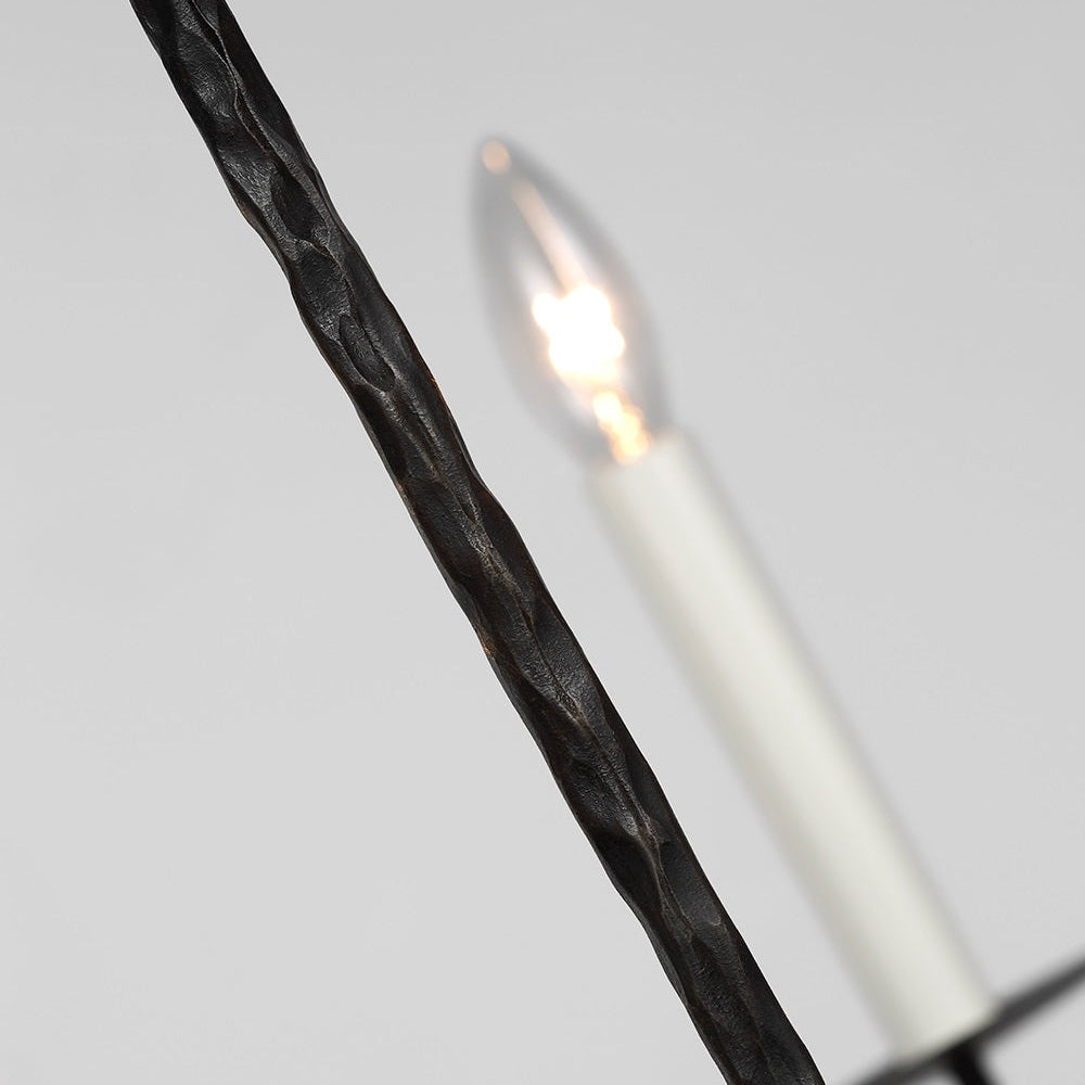 Caeluvyh Ancien Industriel Noir Métal Lustre - Neutralighting