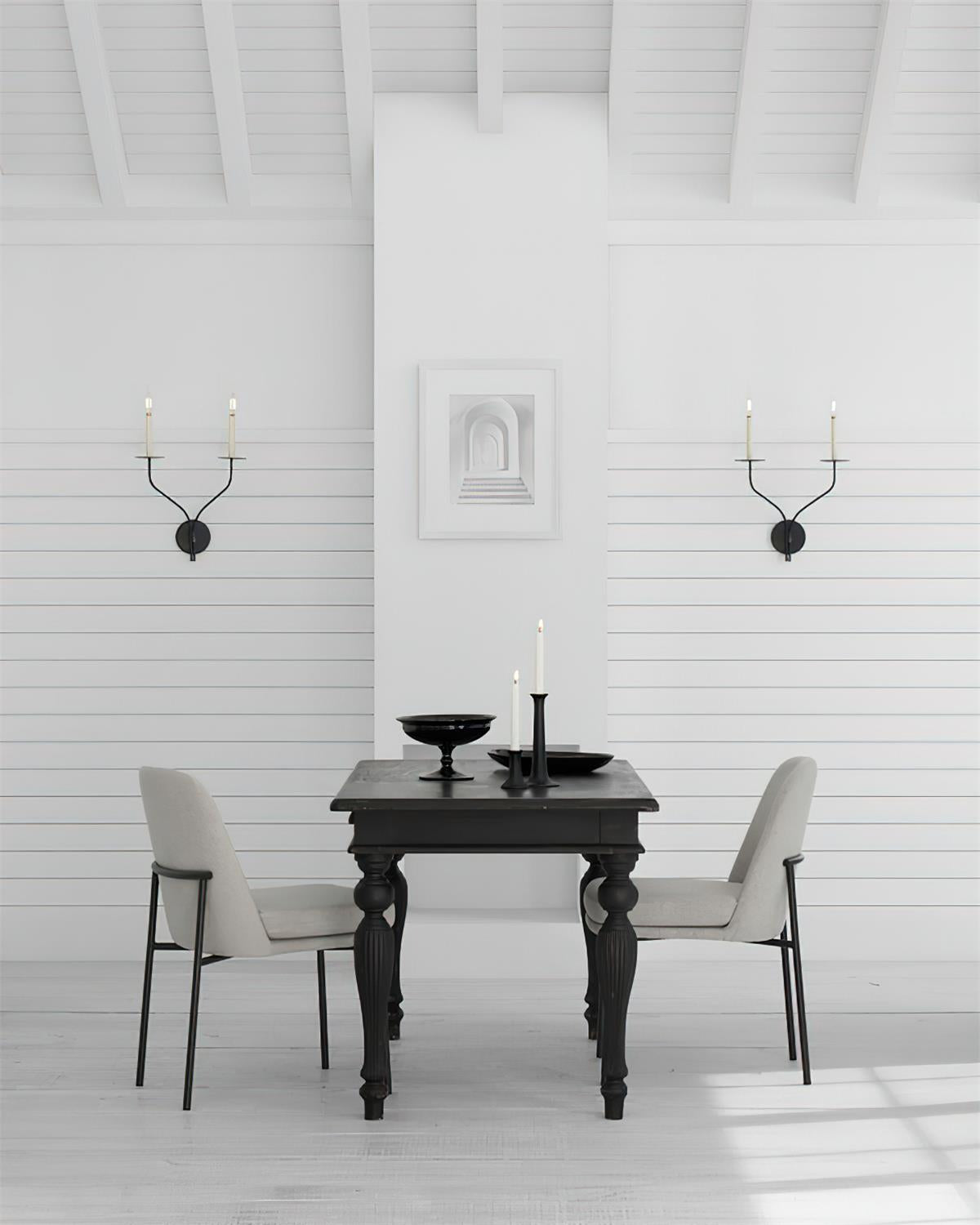 Belfair Applique Murale Bras Doubles Forgés à la Main - Neutralighting