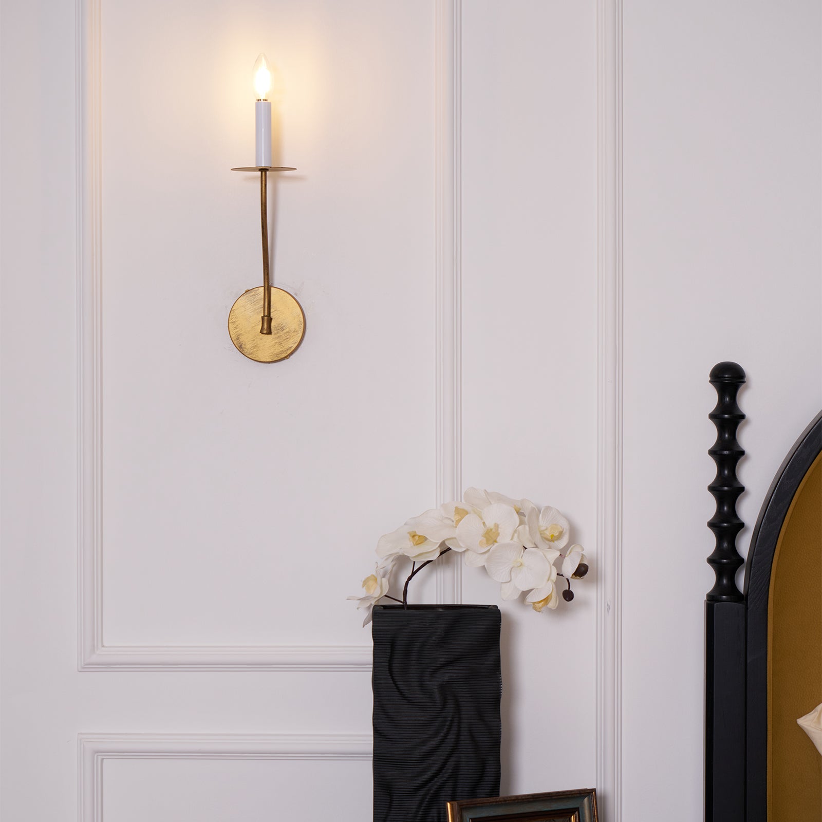 Eirikuvyh Moderne Minimaliste Ancien Industriel Métal Applique Murale - Neutralighting