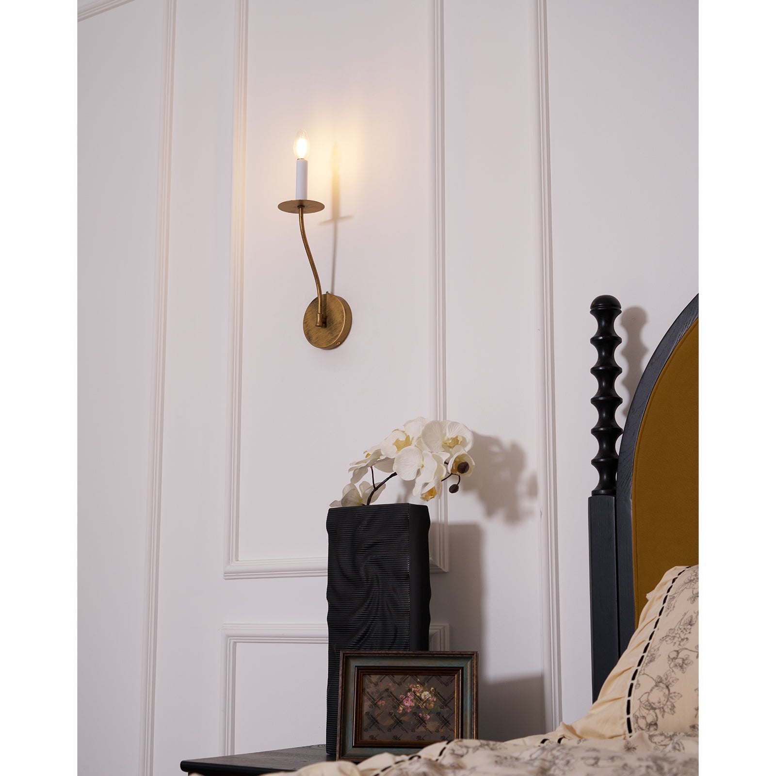 Eirikuvyh Moderne Minimaliste Ancien Industriel Métal Applique Murale - Neutralighting