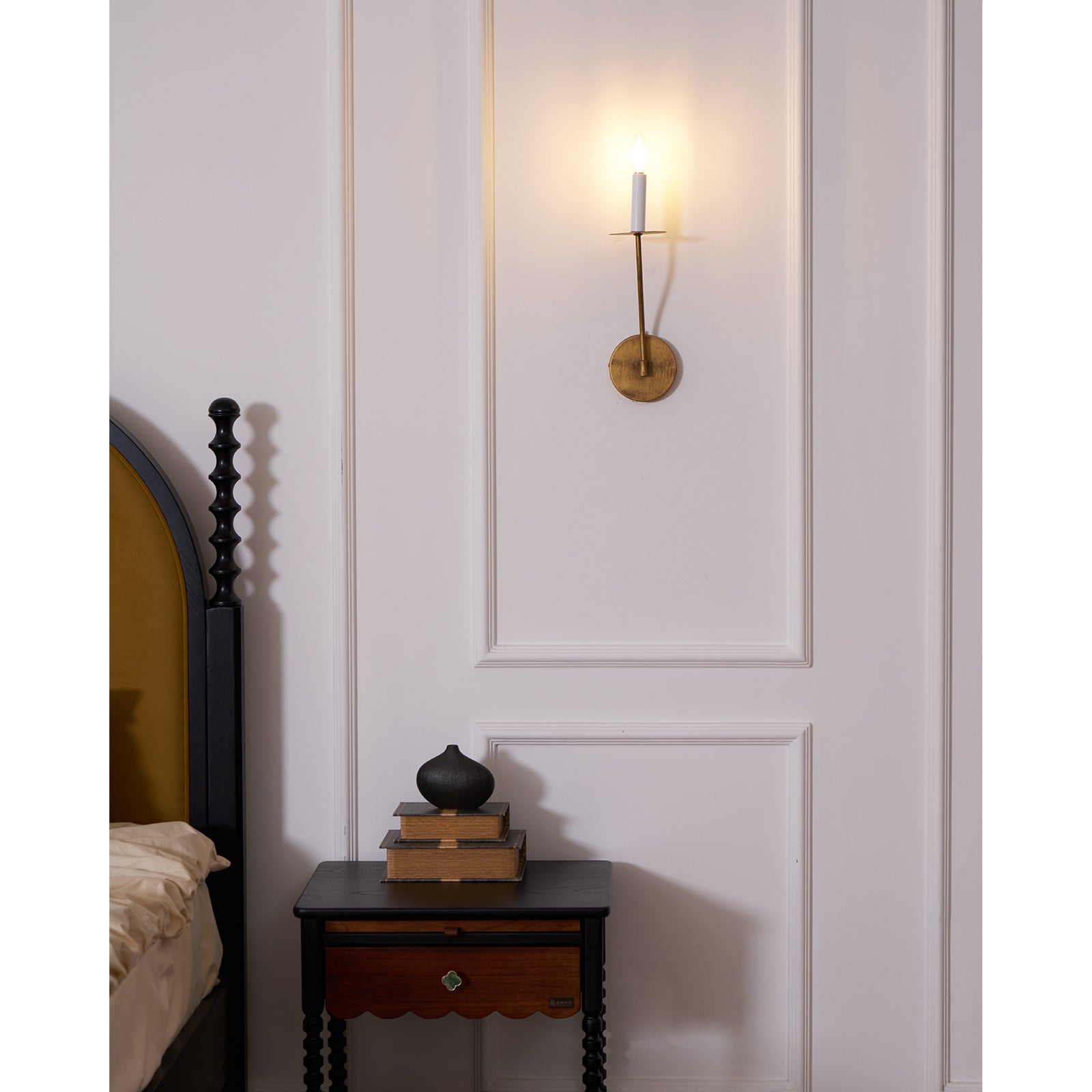 Eirikuvyh Moderne Minimaliste Ancien Industriel Métal Applique Murale - Neutralighting