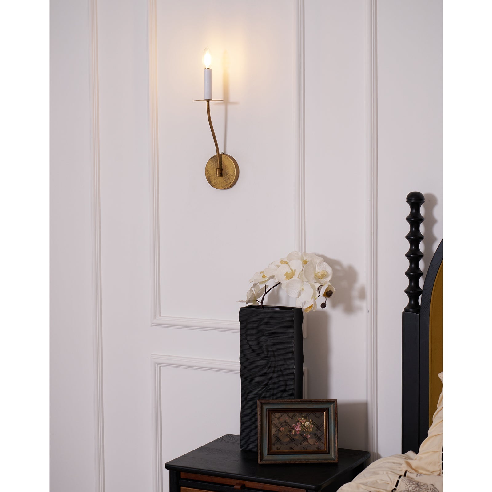 Eirikuvyh Moderne Minimaliste Ancien Industriel Métal Applique Murale - Neutralighting
