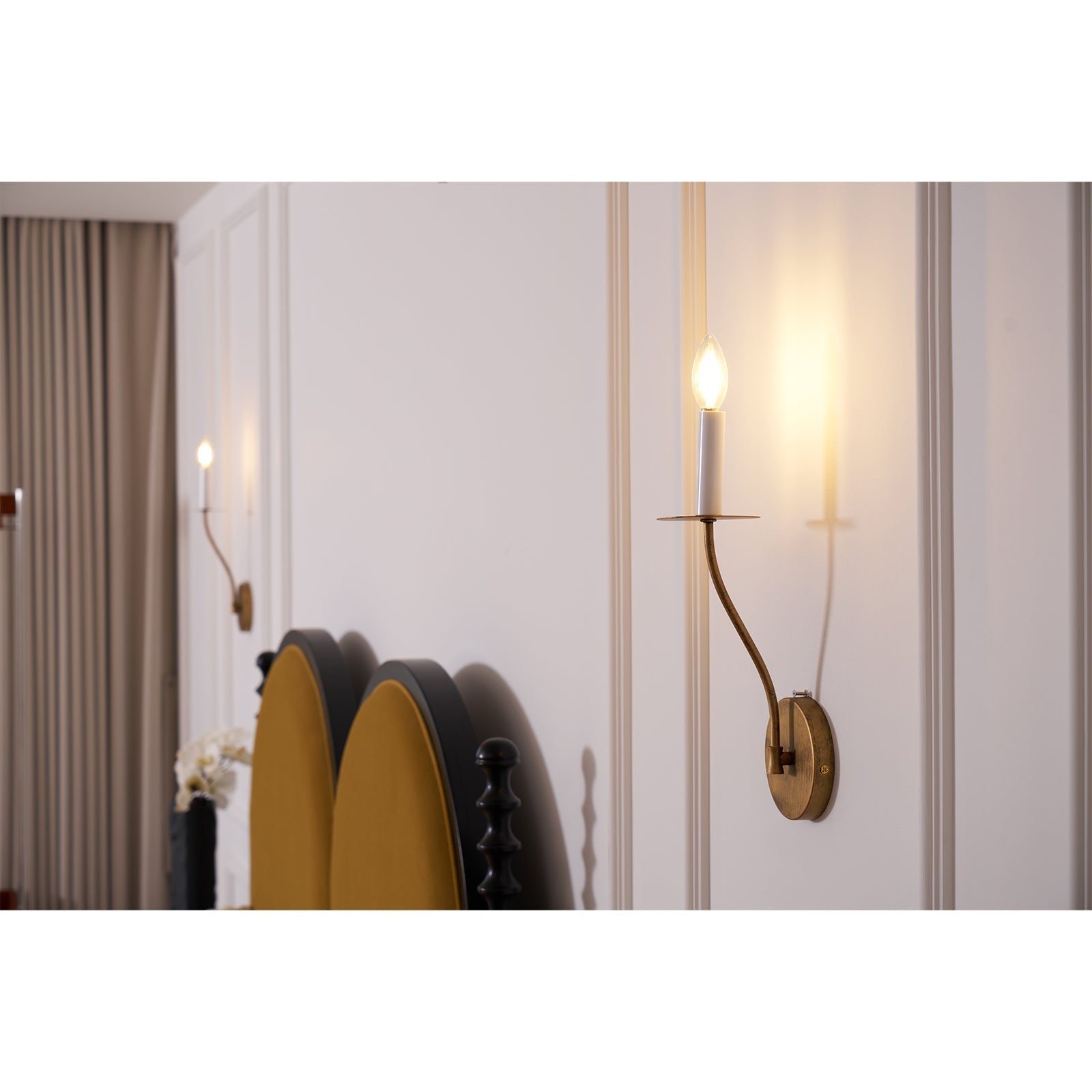 Eirikuvyh Moderne Minimaliste Ancien Industriel Métal Applique Murale - Neutralighting