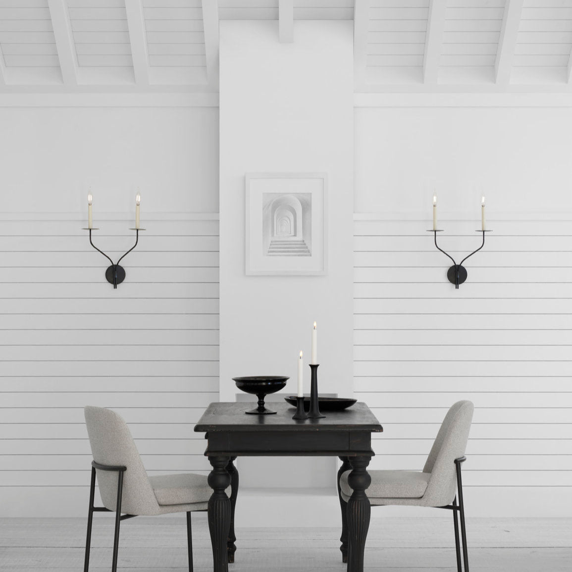 Eirikuvyh Moderne Minimaliste Ancien Industriel Métal Applique Murale - Neutralighting