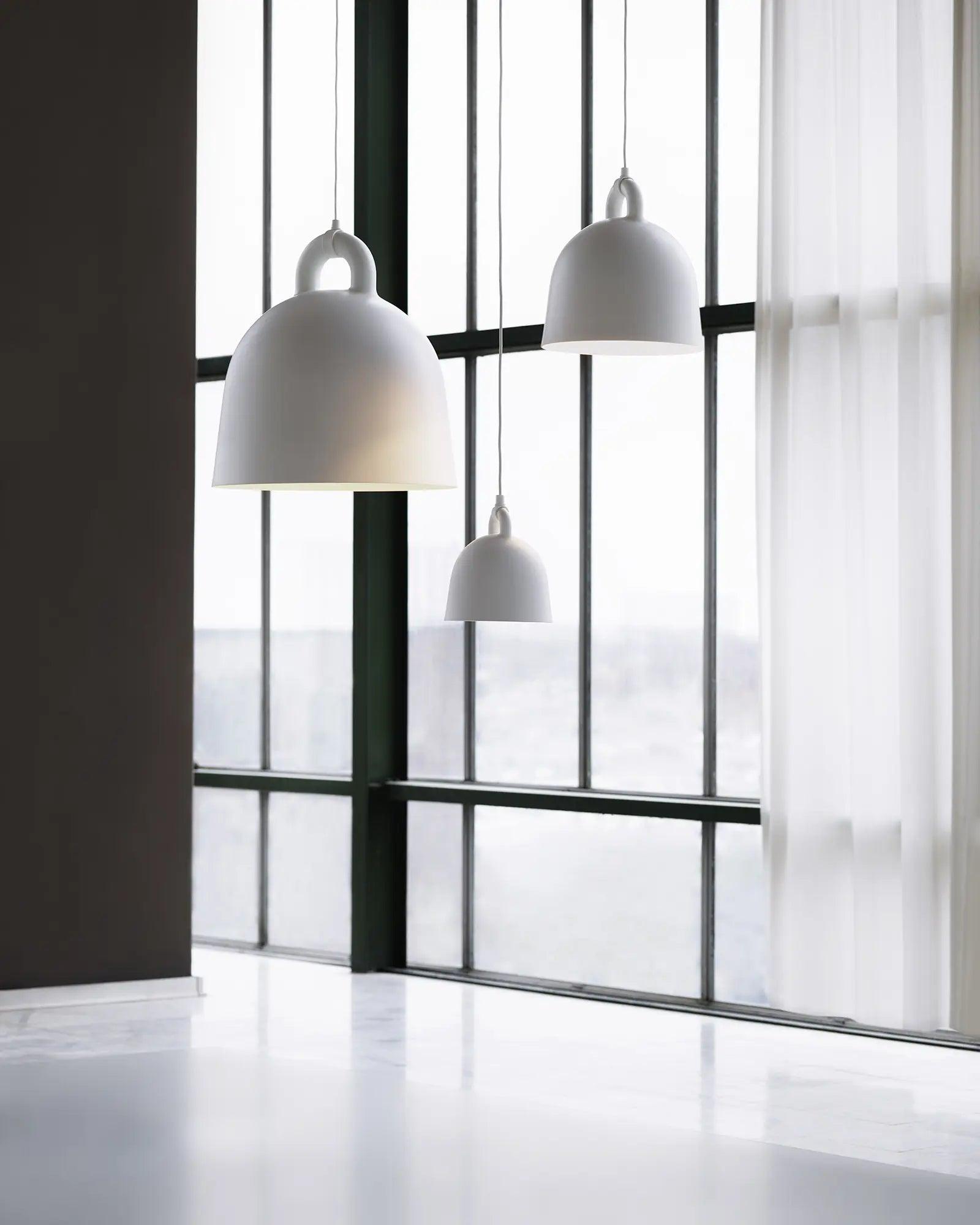 Suspension Cloche Forme Minimaliste Dôme Ombre Nordique Moderne - Neutralighting