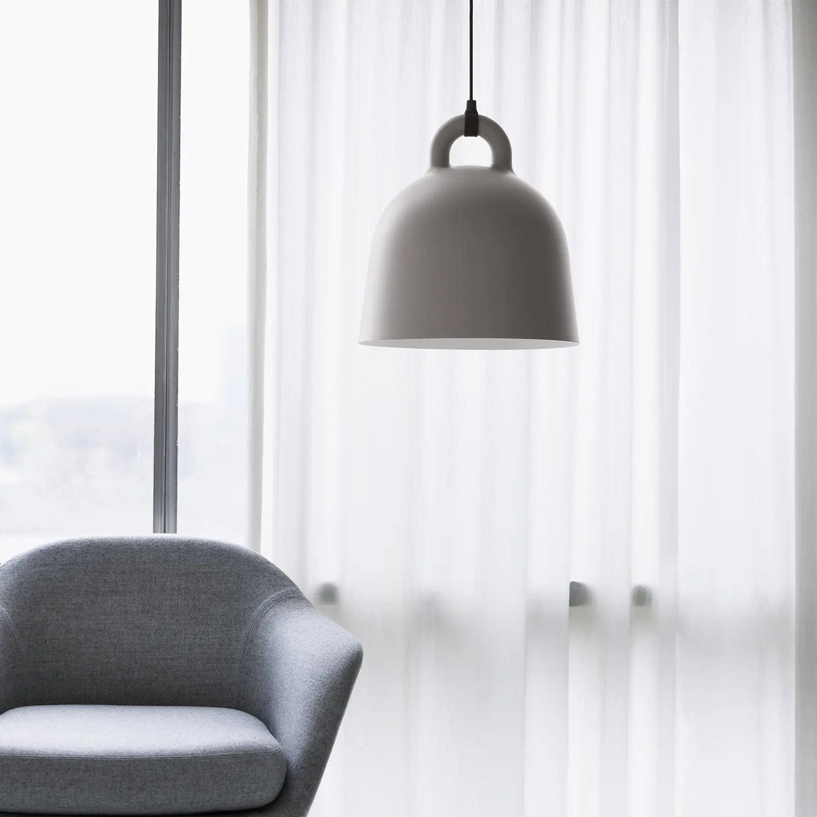 Suspension Cloche Forme Minimaliste Dôme Ombre Nordique Moderne - Neutralighting