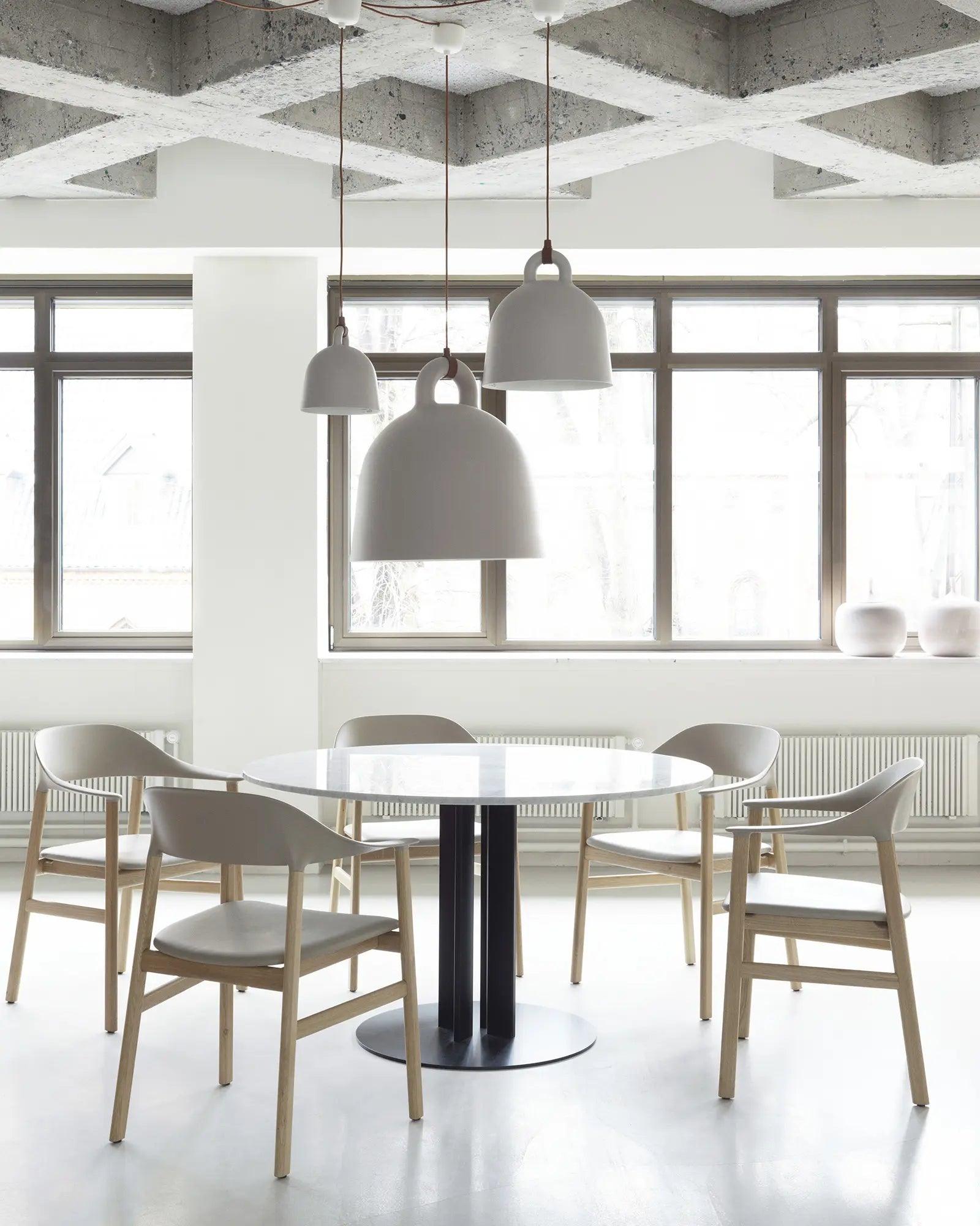 Suspension Cloche Forme Minimaliste Dôme Ombre Nordique Moderne - Neutralighting