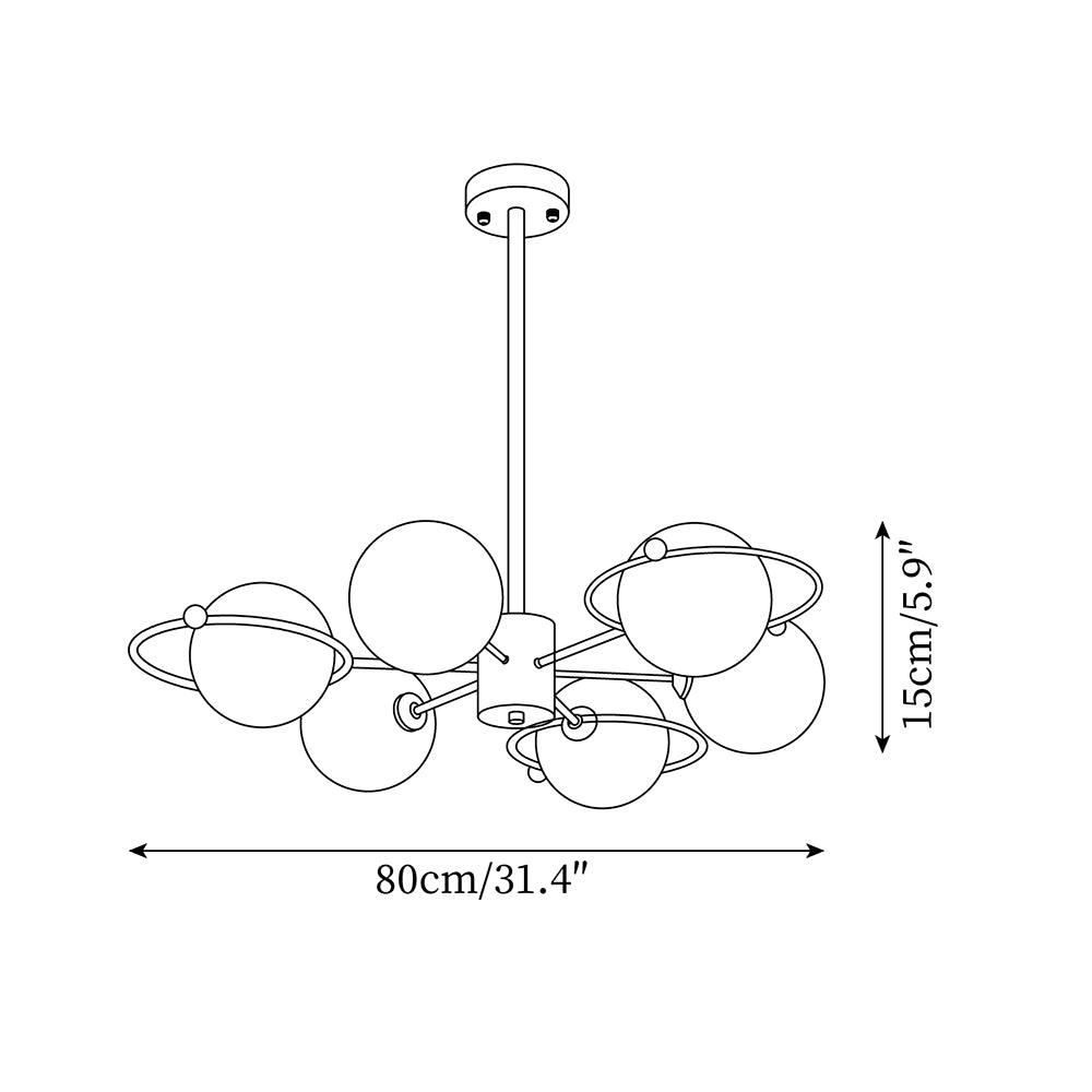 Astra Lustre Laiton Multi-Têtes - Neutralighting