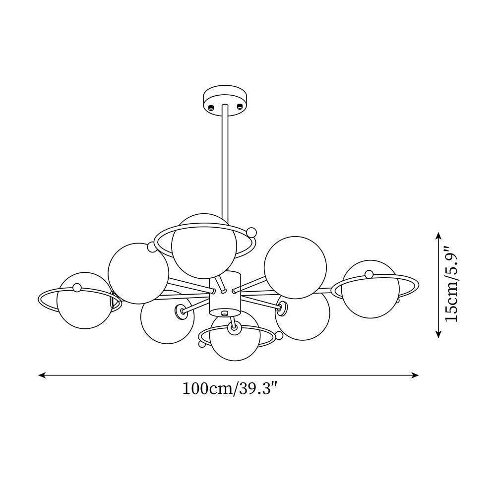 Astra Lustre Laiton Multi-Têtes - Neutralighting