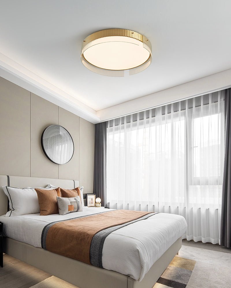 Ovenaris Plafonnier Minimaliste en Laiton - Neutralighting
