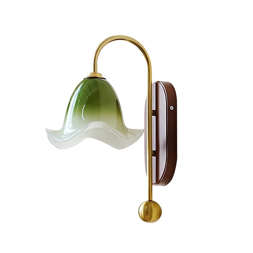 Bellora Applique Murale en Verre Floral Soufflé à la Main - Neutralighting