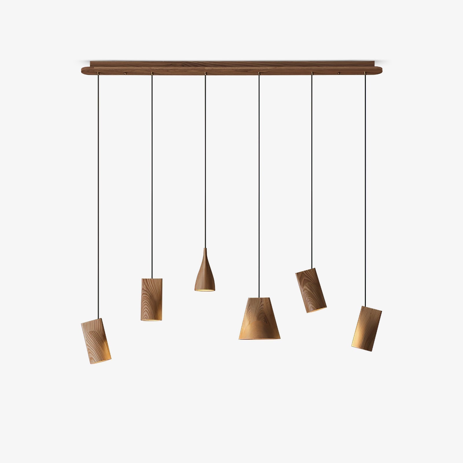 Ivarara Suspension Bois Asymétrique - Neutralighting