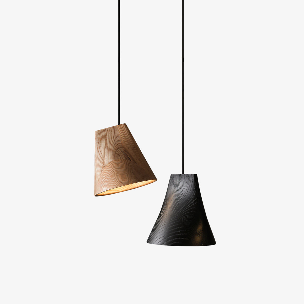 Ivarara Suspension Bois Asymétrique - Neutralighting