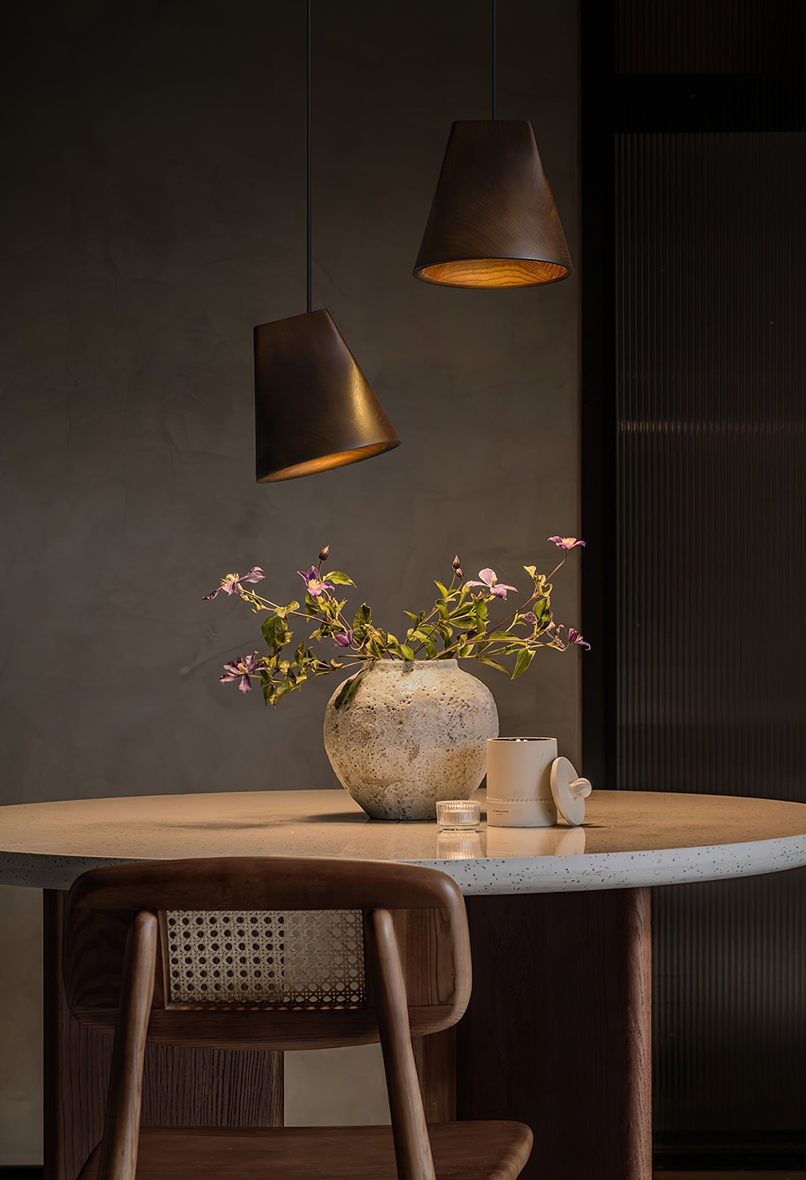 Ivarara Suspension Bois Asymétrique - Neutralighting