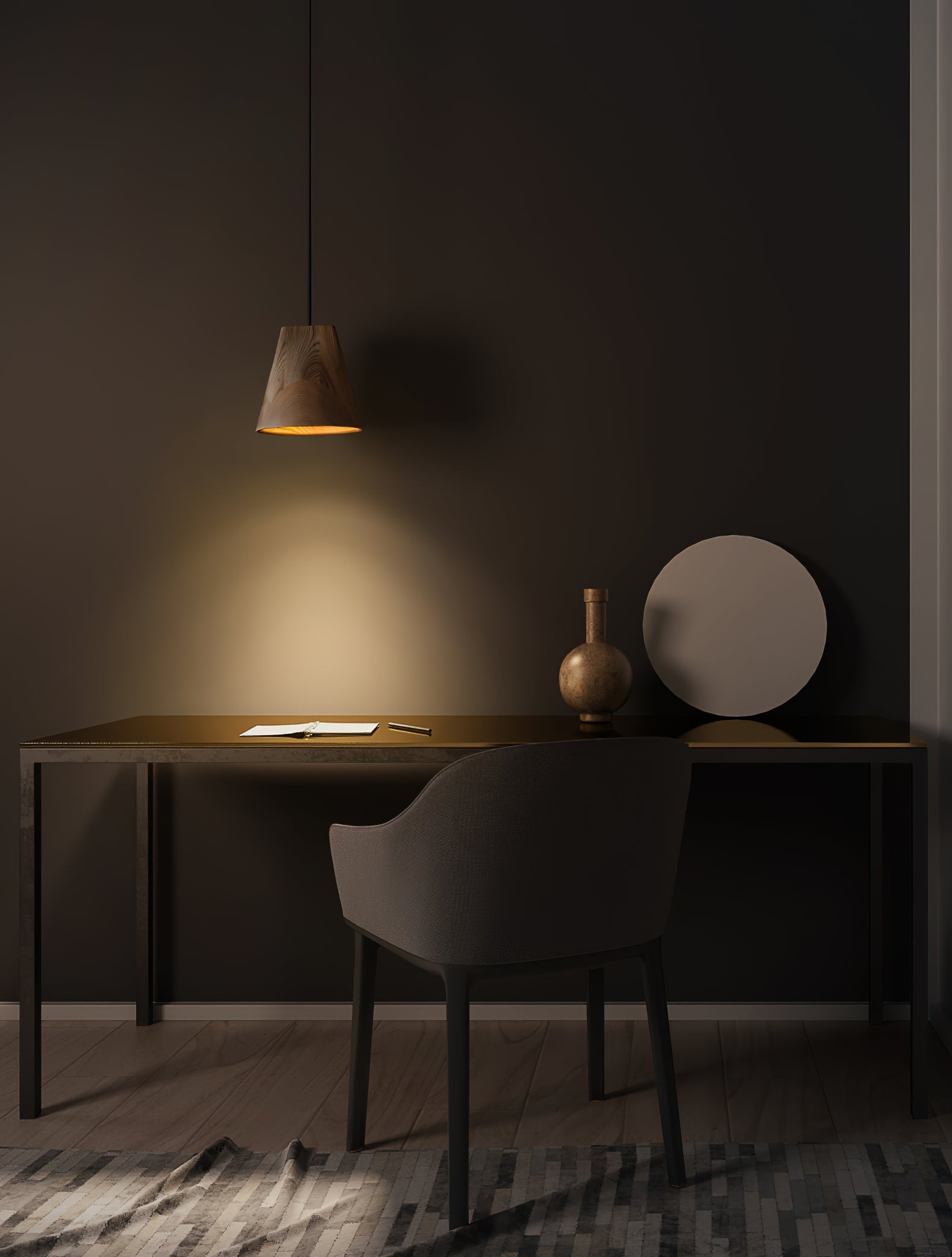 Ivarara Suspension Bois Asymétrique - Neutralighting