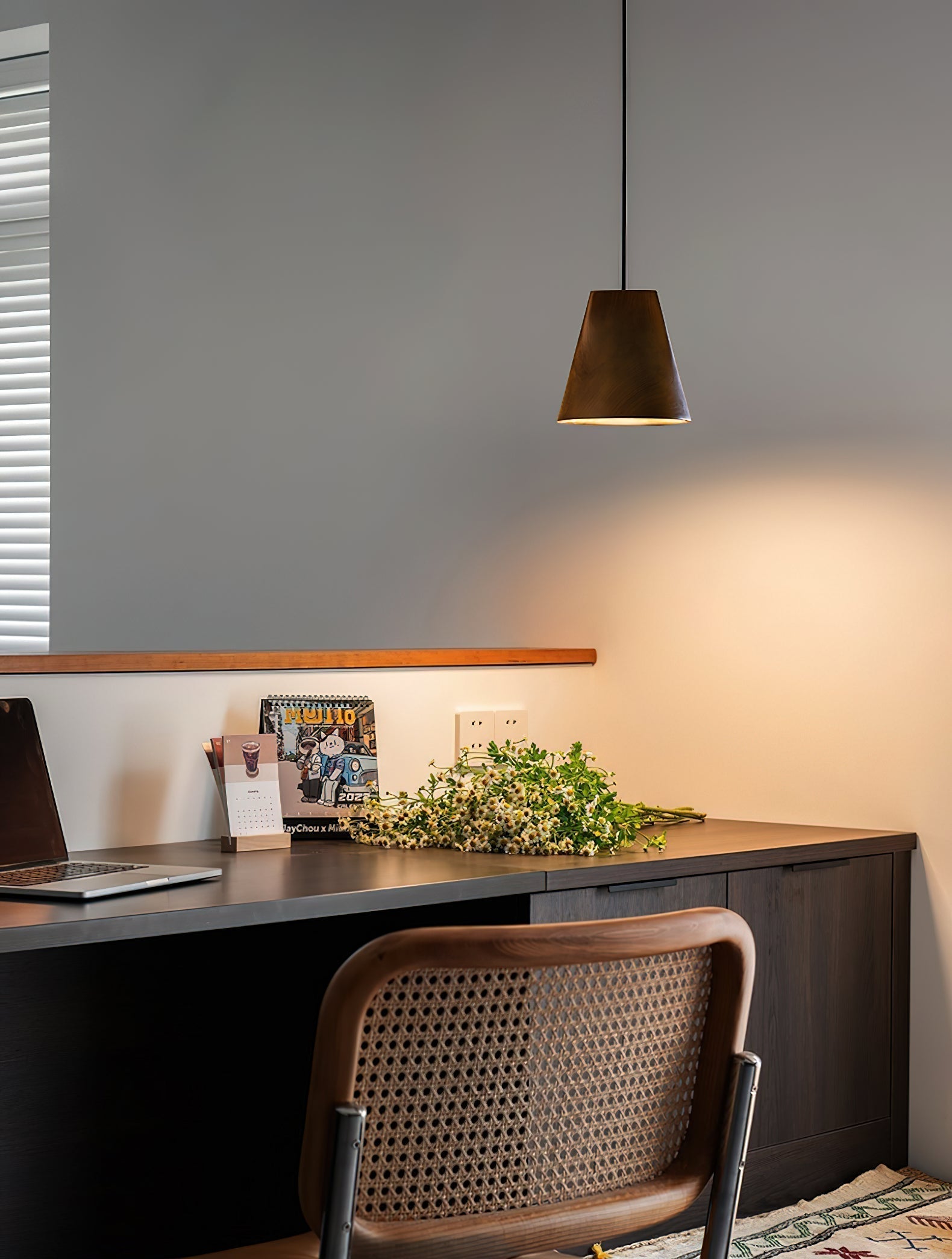 Ivarara Suspension Bois Asymétrique - Neutralighting