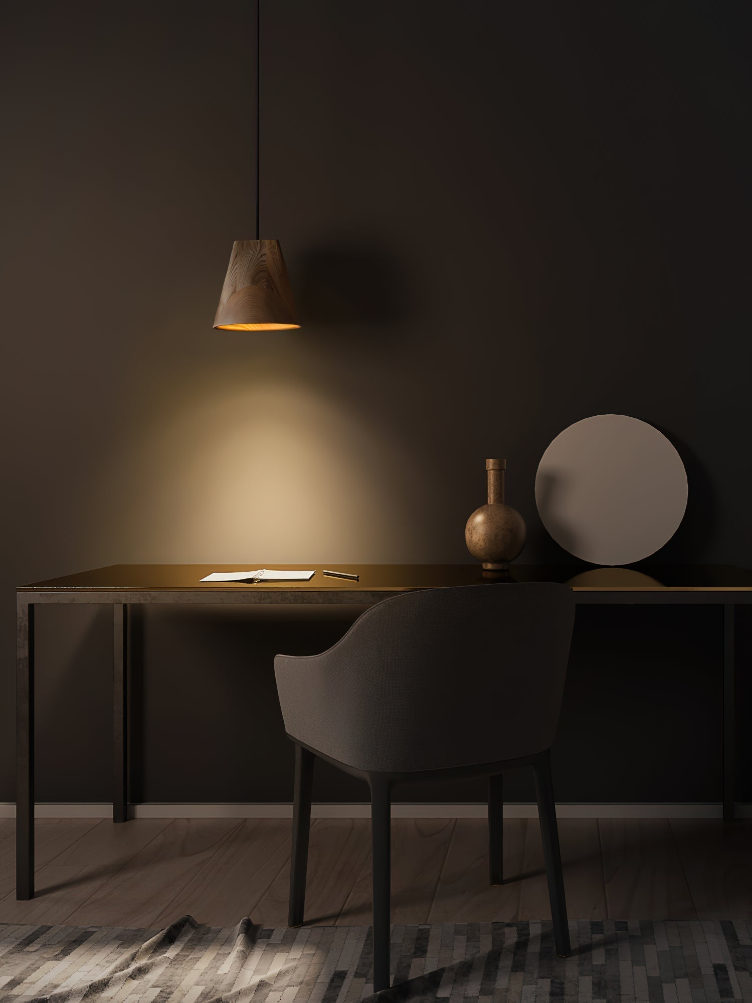 Ivarara Suspension Bois Asymétrique - Neutralighting