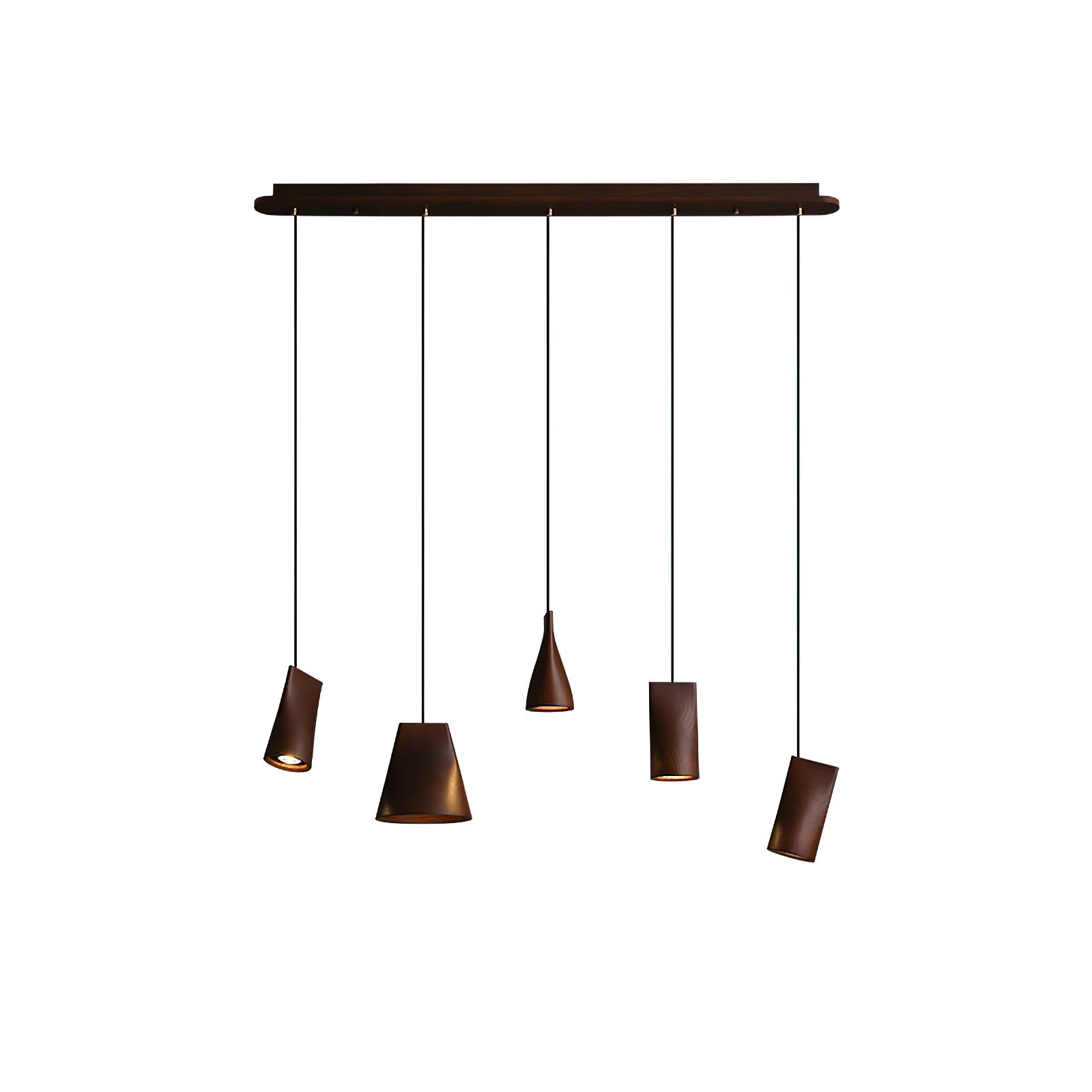 Ivarara Suspension Bois Asymétrique - Neutralighting