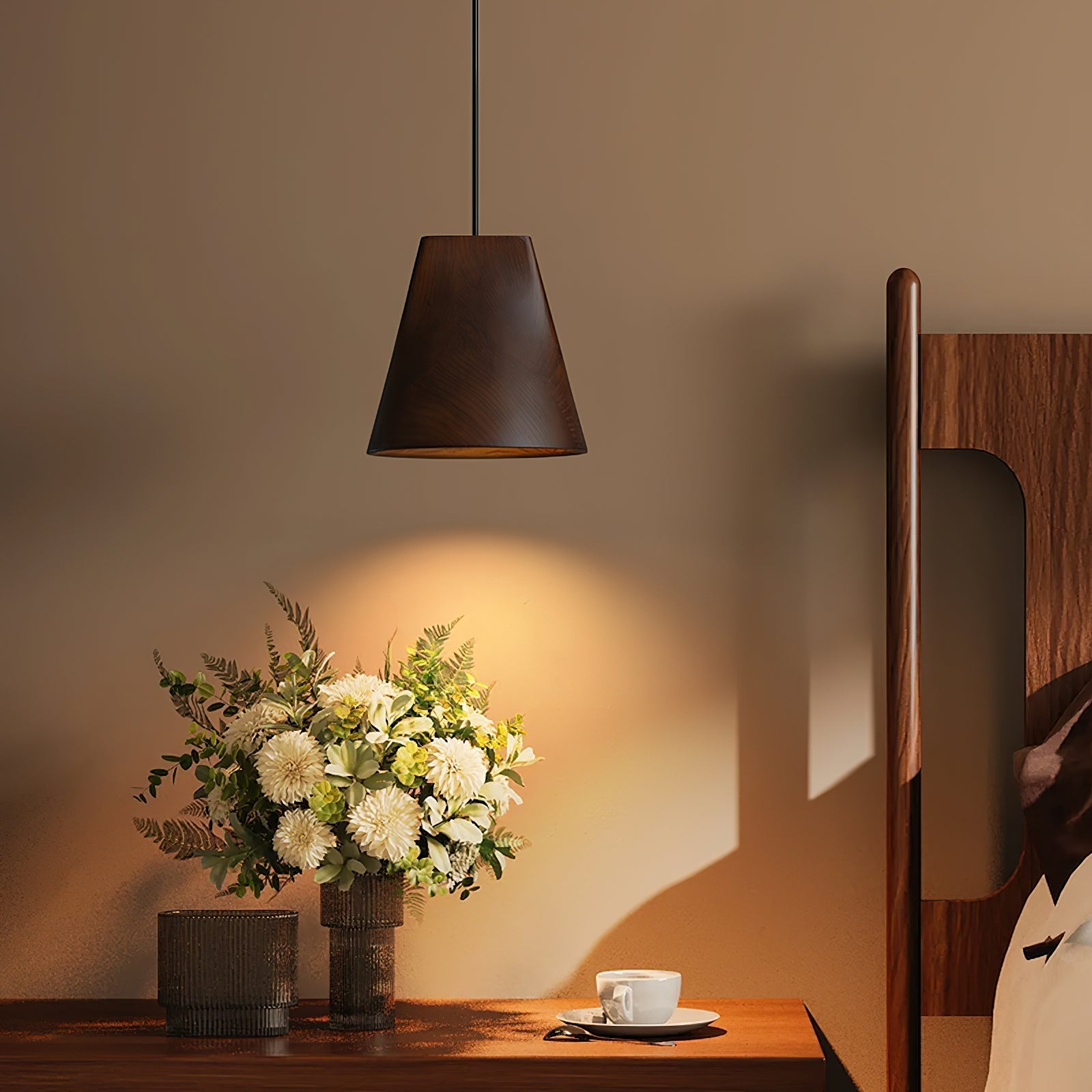 Ivarara Suspension Bois Asymétrique - Neutralighting