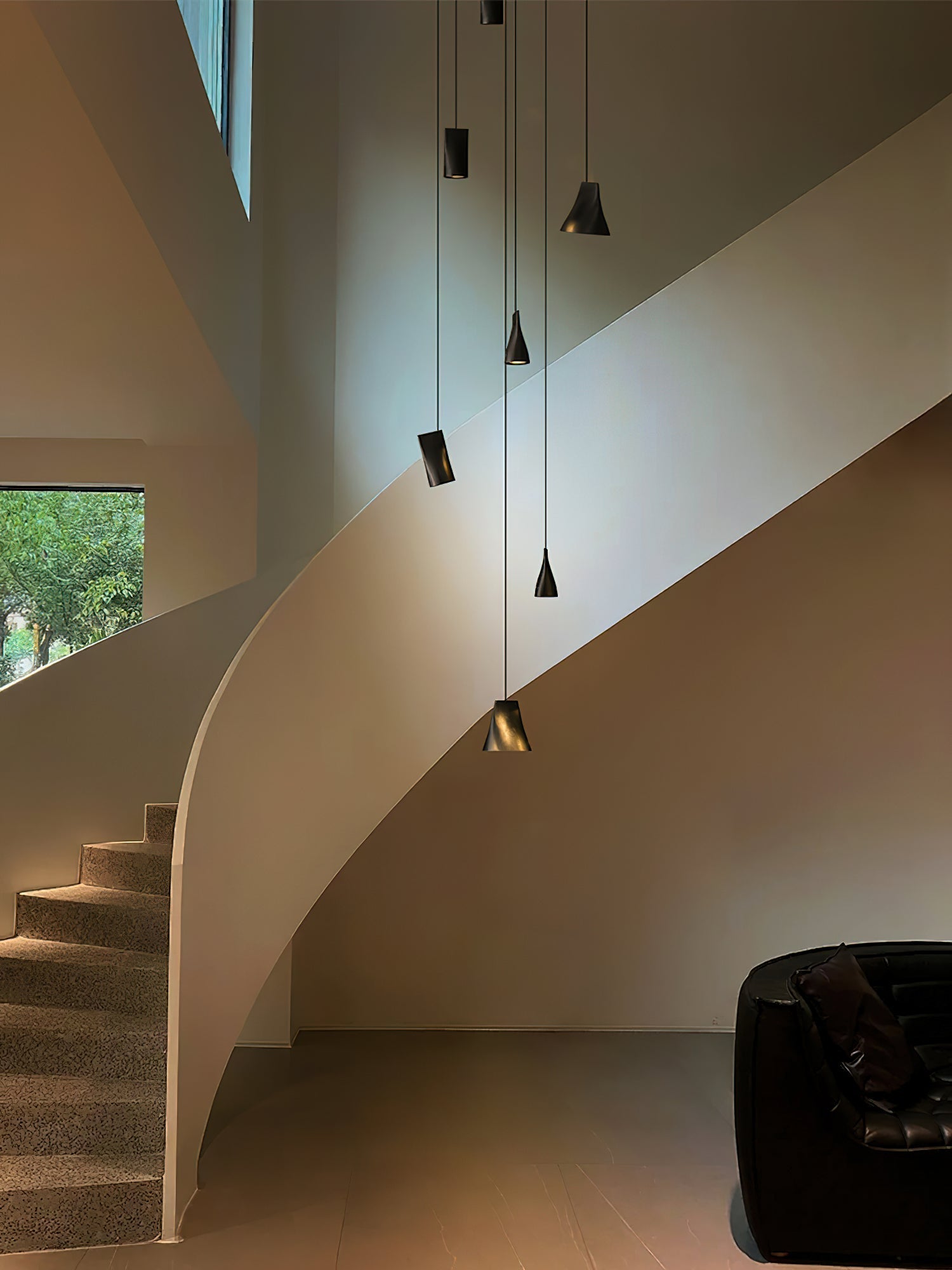 Ivarara Suspension Bois Asymétrique - Neutralighting