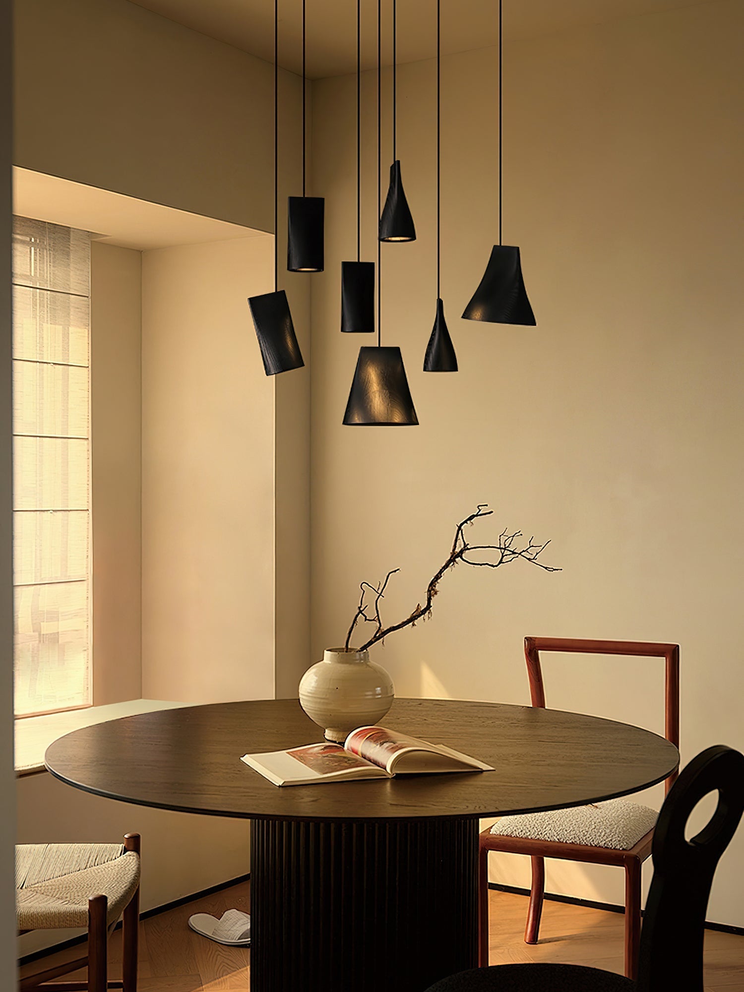 Ivarara Suspension Bois Asymétrique - Neutralighting
