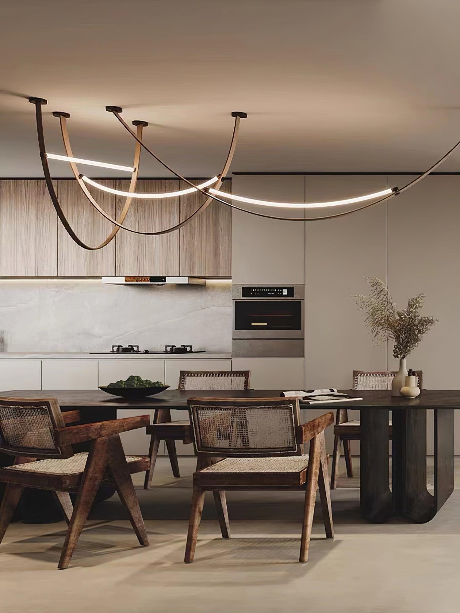 Belt Lampe à Suspension en Cuir et Silicone Minimaliste - Neutralighting