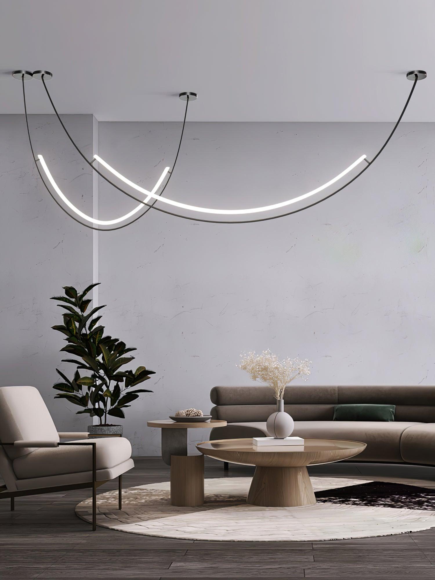 Belt Lampe à Suspension en Cuir et Silicone Minimaliste - Neutralighting