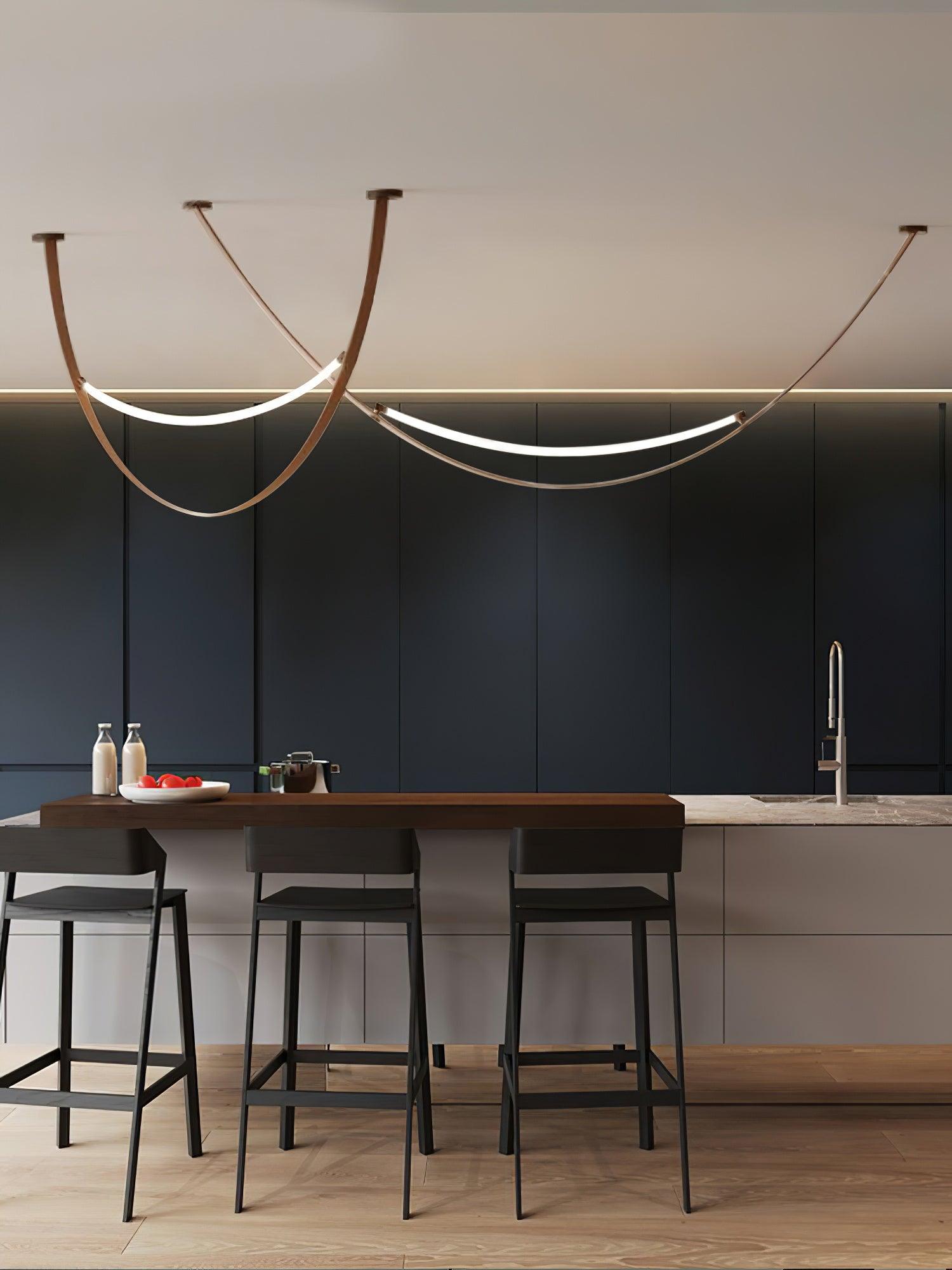 Belt Lampe à Suspension en Cuir et Silicone Minimaliste - Neutralighting