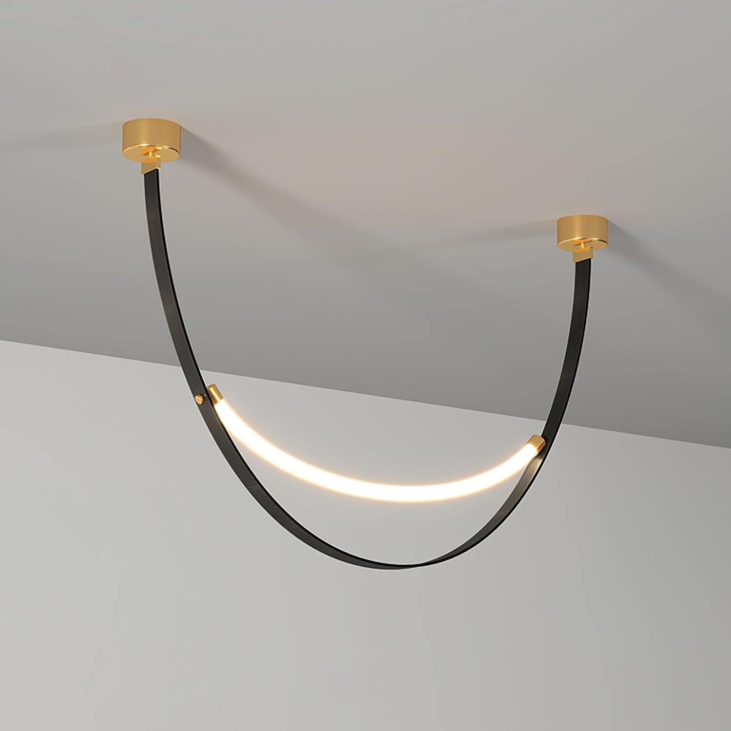 Belt Lampe à Suspension en Cuir et Silicone Minimaliste - Neutralighting