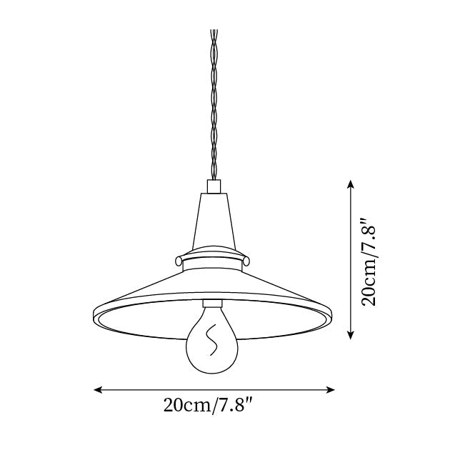 Benra Suspension Orange Verre Scandinave - Neutralighting