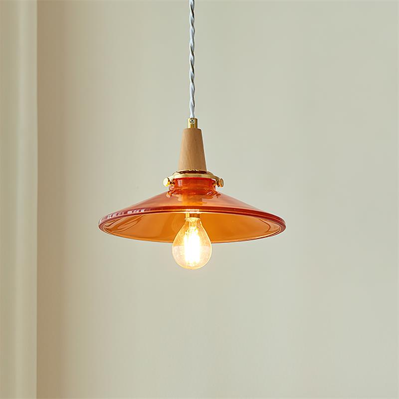 Benra Suspension Orange Verre Scandinave - Neutralighting
