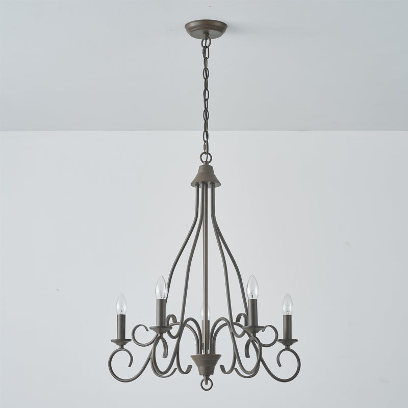 Dvaluvyu Ancien Industriel Métal Lustre - Neutralighting