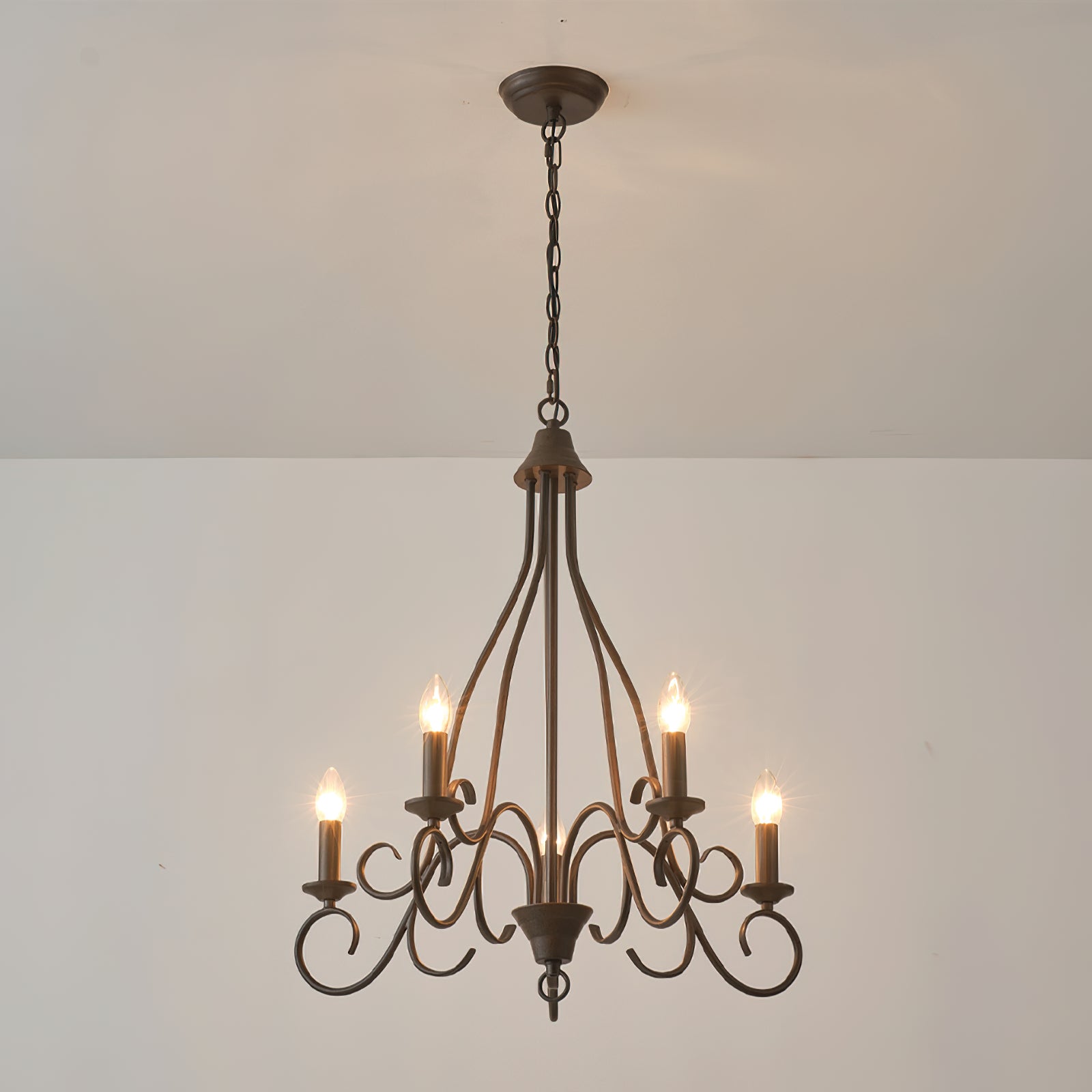 Dvaluvyu Ancien Industriel Métal Lustre - Neutralighting