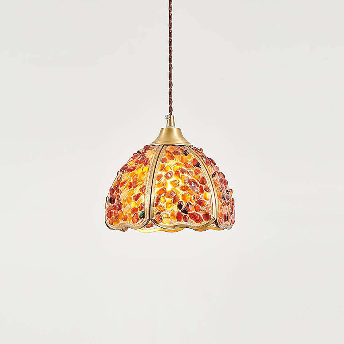 Beryl Suspension Vintage en Laiton - Neutralighting