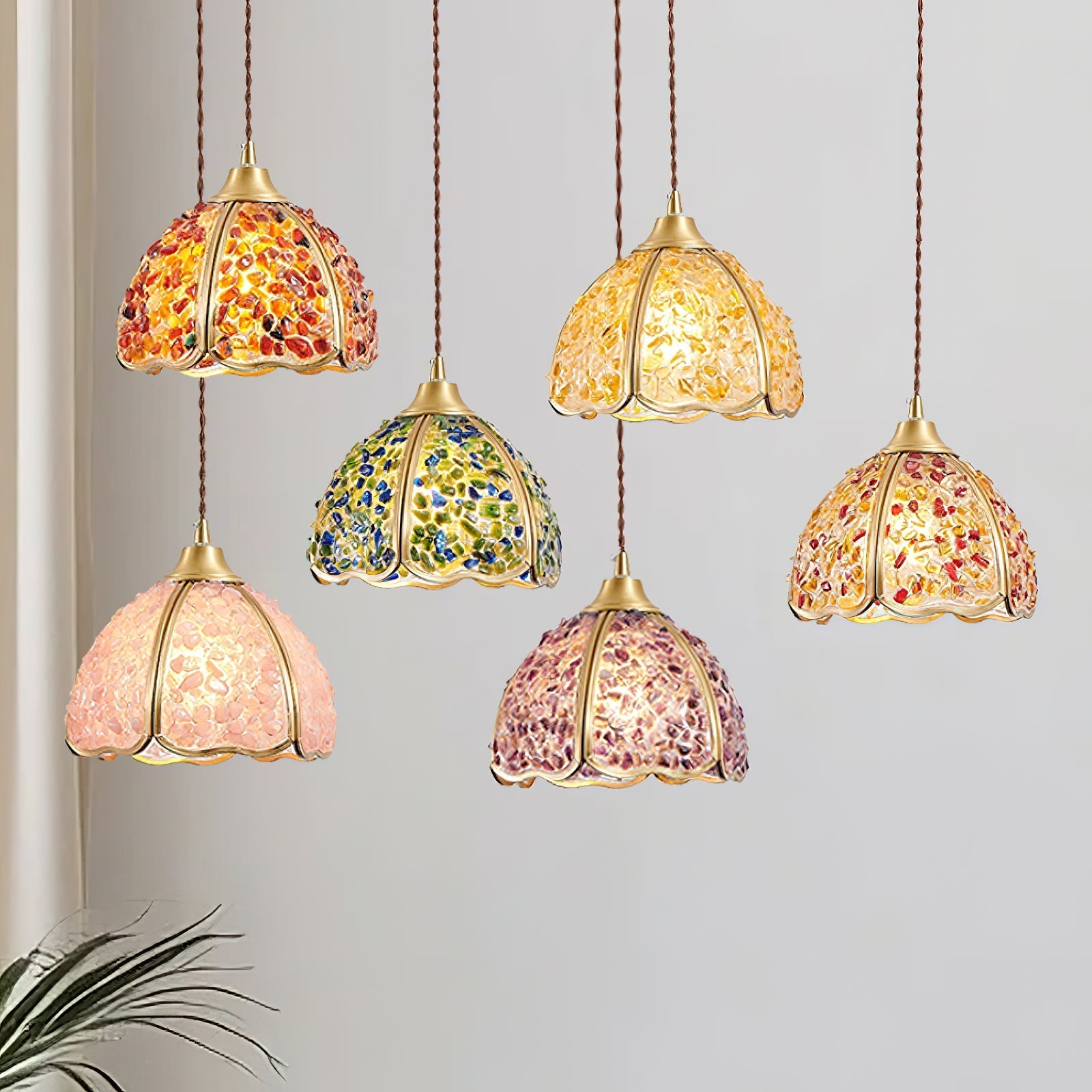 Beryl Suspension Vintage en Laiton - Neutralighting
