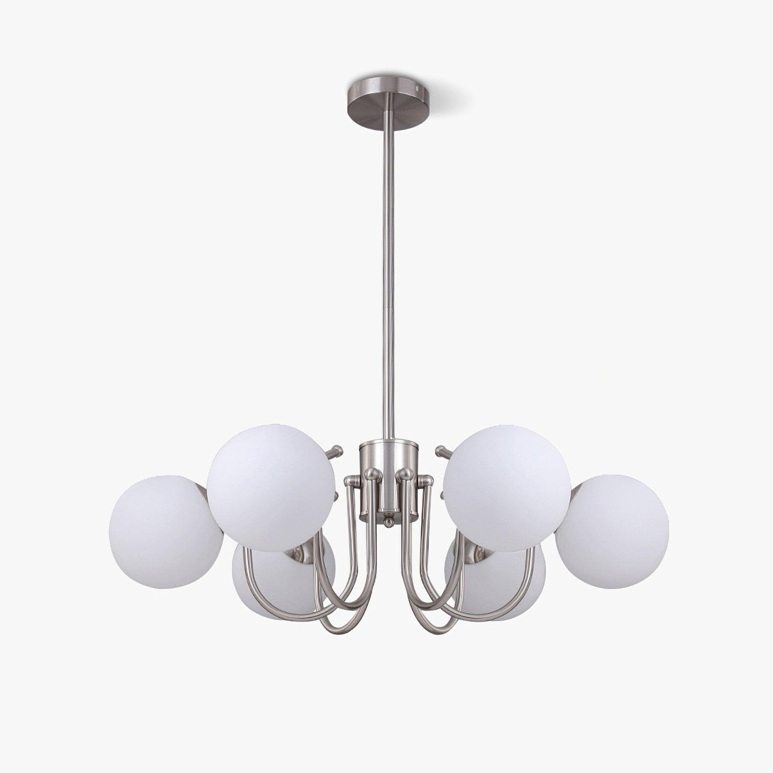 Aurora Lustre Globe en Chrome Moderne - Neutralighting