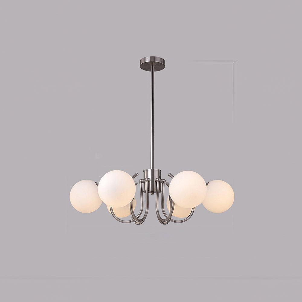 Aurora Lustre Globe en Chrome Moderne - Neutralighting