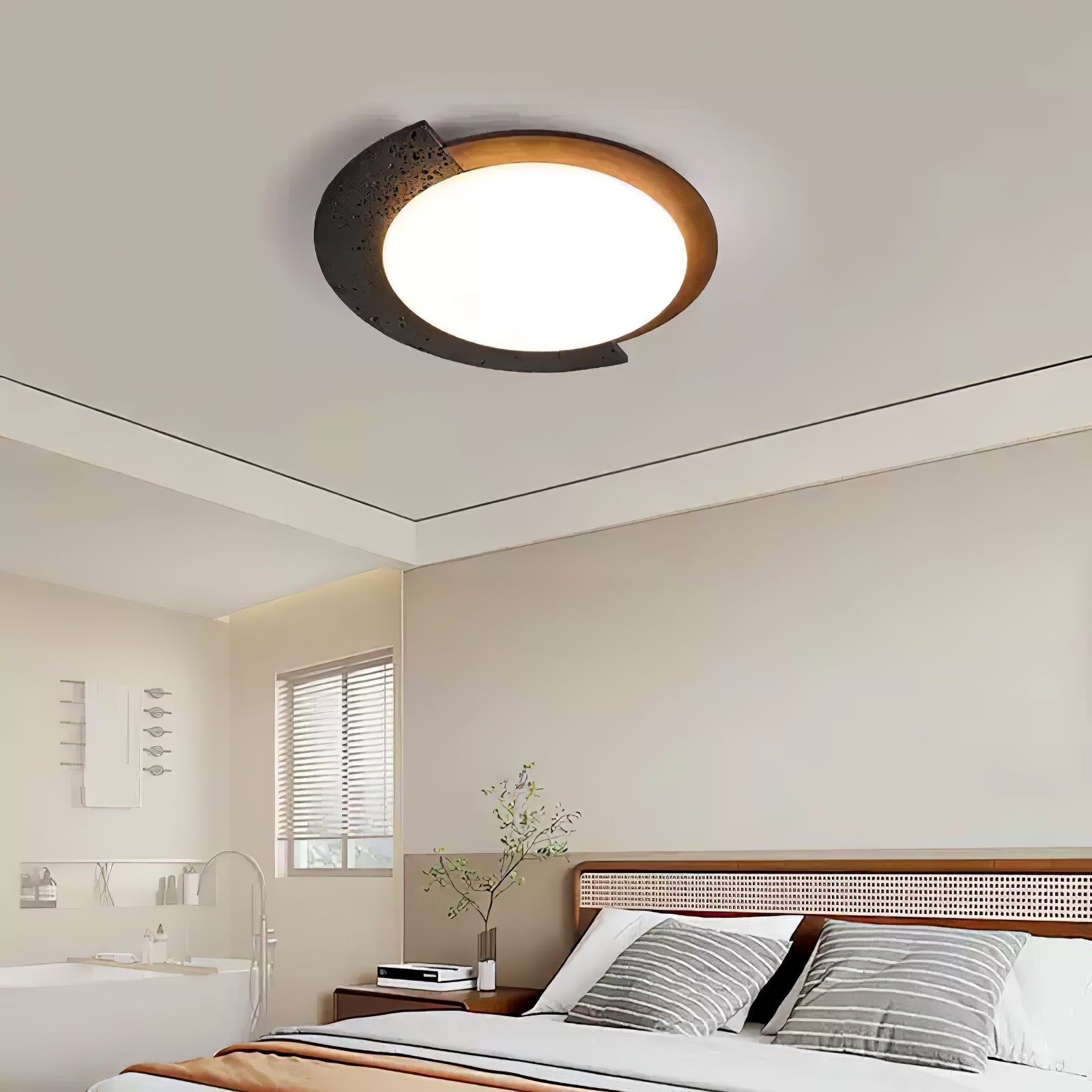 Ulvinor Asymétrique Travertin Plafonnier - Neutralighting