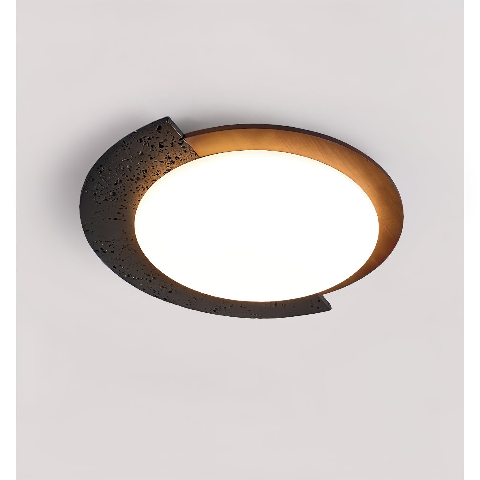 Ulvinor Asymétrique Travertin Plafonnier - Neutralighting