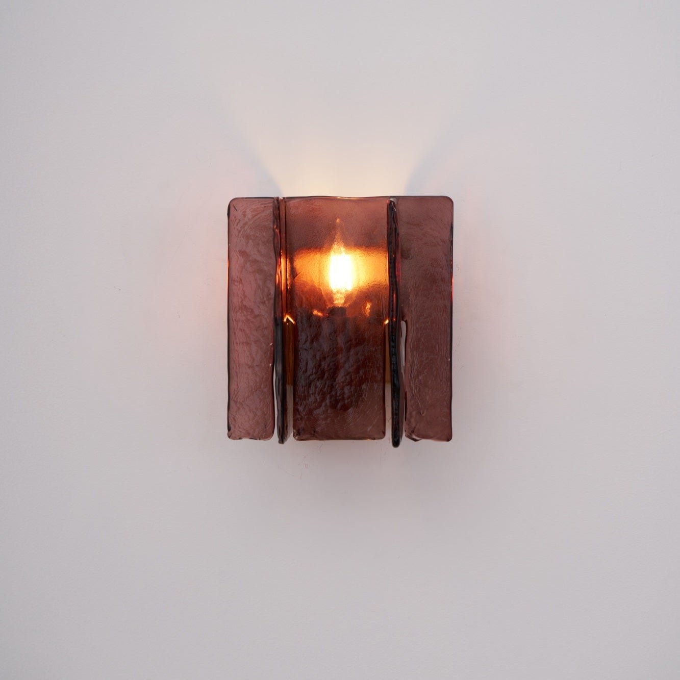 Lustra Wall Light Brass Glass Clear - Neutralighting