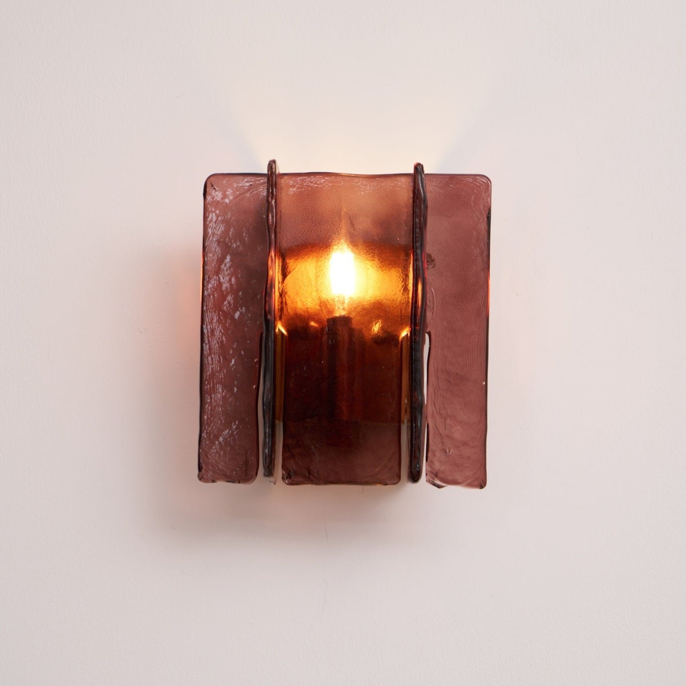 Solanic Lampe Murale Artistique en Verre Élégante - Neutralighting