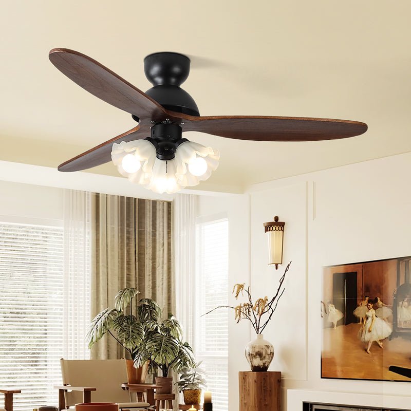 Plafonnier Ventilateur Novrik Air, vue de dessus